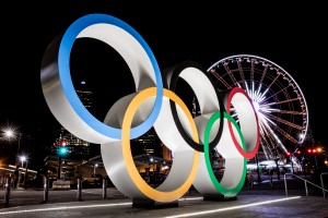Olympic Rings   The Spectacular at Centennial Park Atlanta 9948